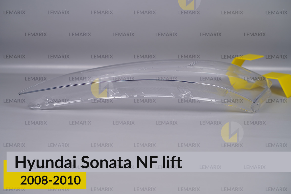 Стекло фары Hyundai Sonata NF (2008-2010) рест левое