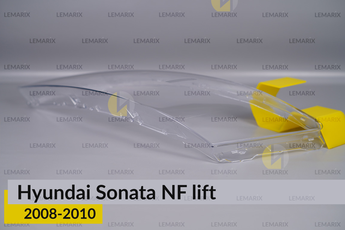 Стекло фары Hyundai Sonata NF (2008-2010) рест левое