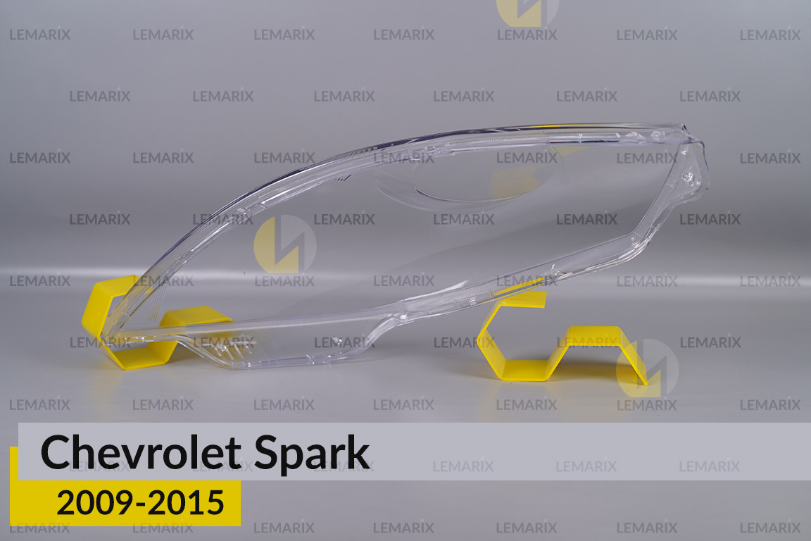Стекло фары Chevrolet Spark (2009-2015) правое