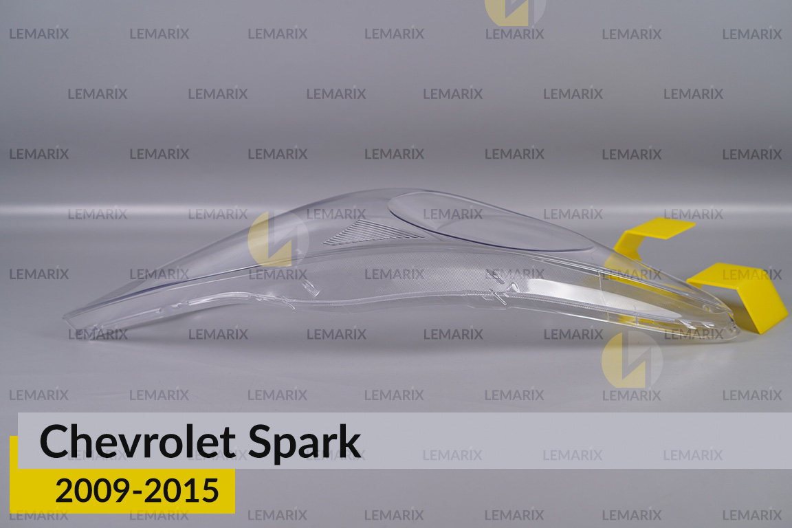 Стекло фары Chevrolet Spark (2009-2015) правое