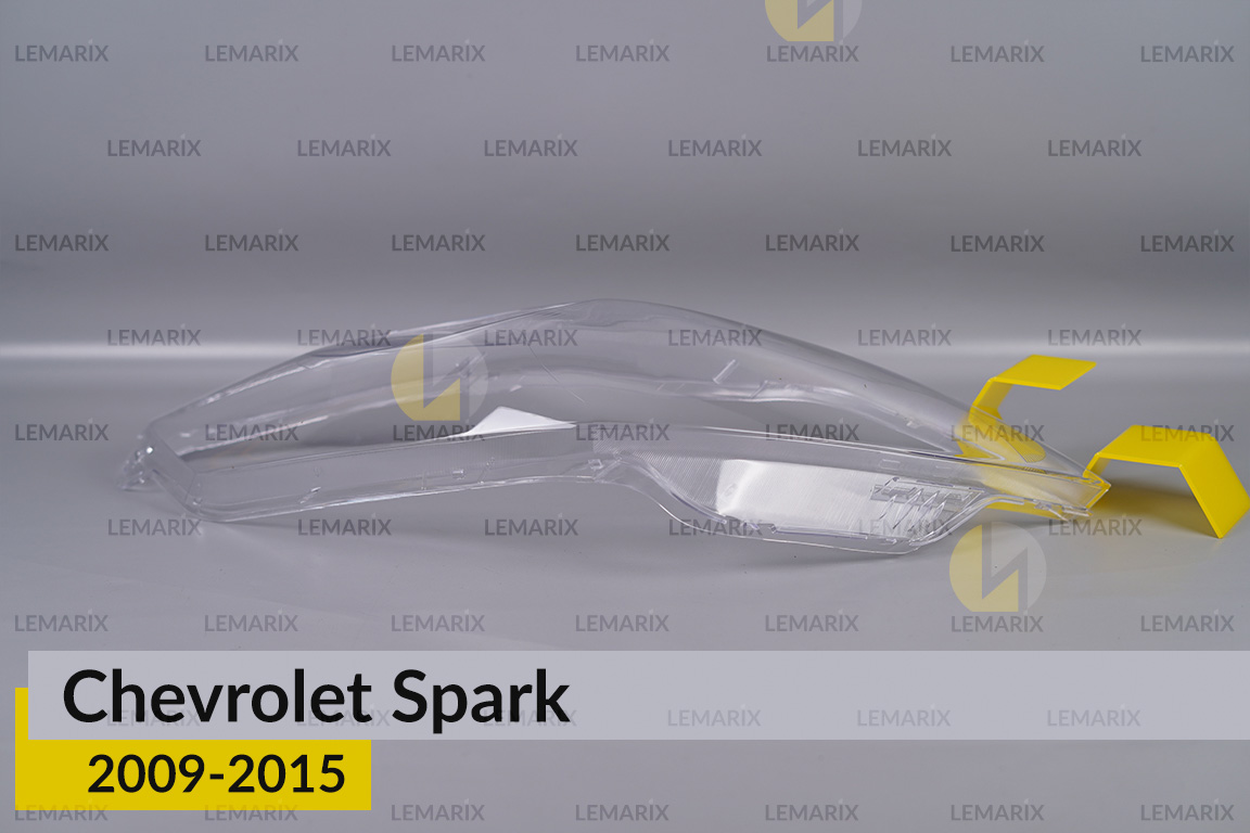 Стекло фары Chevrolet Spark (2009-2015) правое