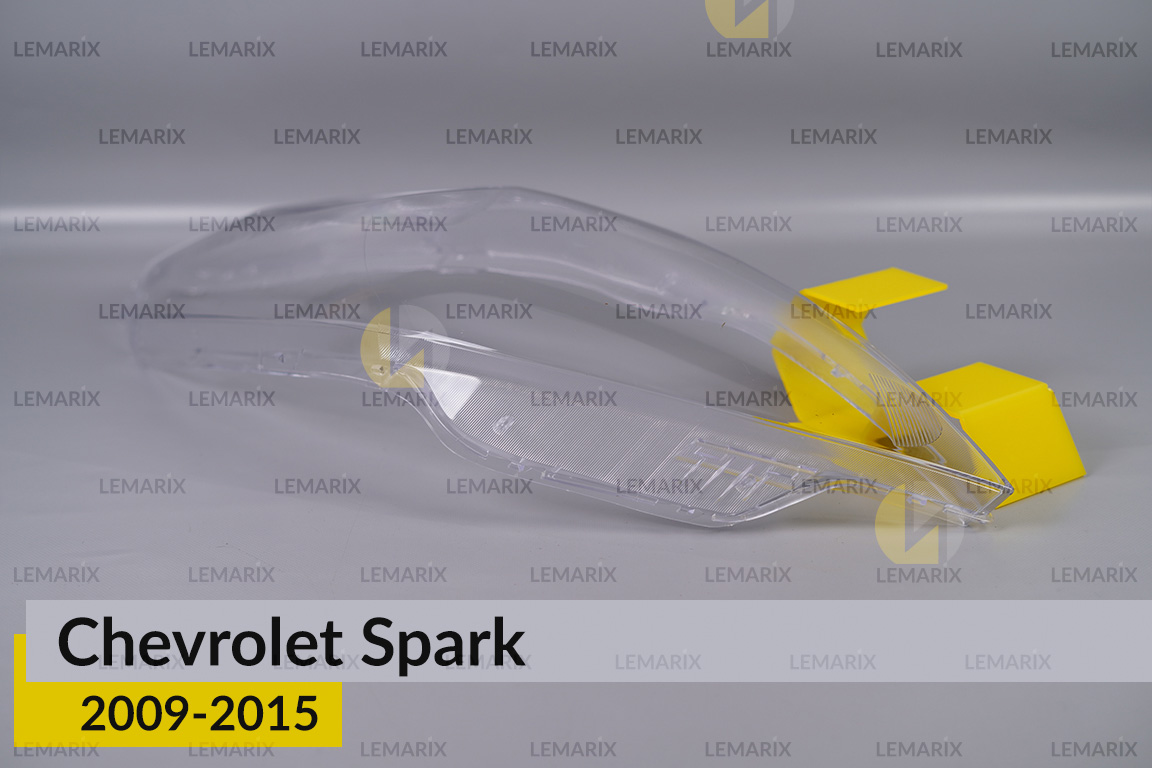 Стекло фары Chevrolet Spark (2009-2015) правое