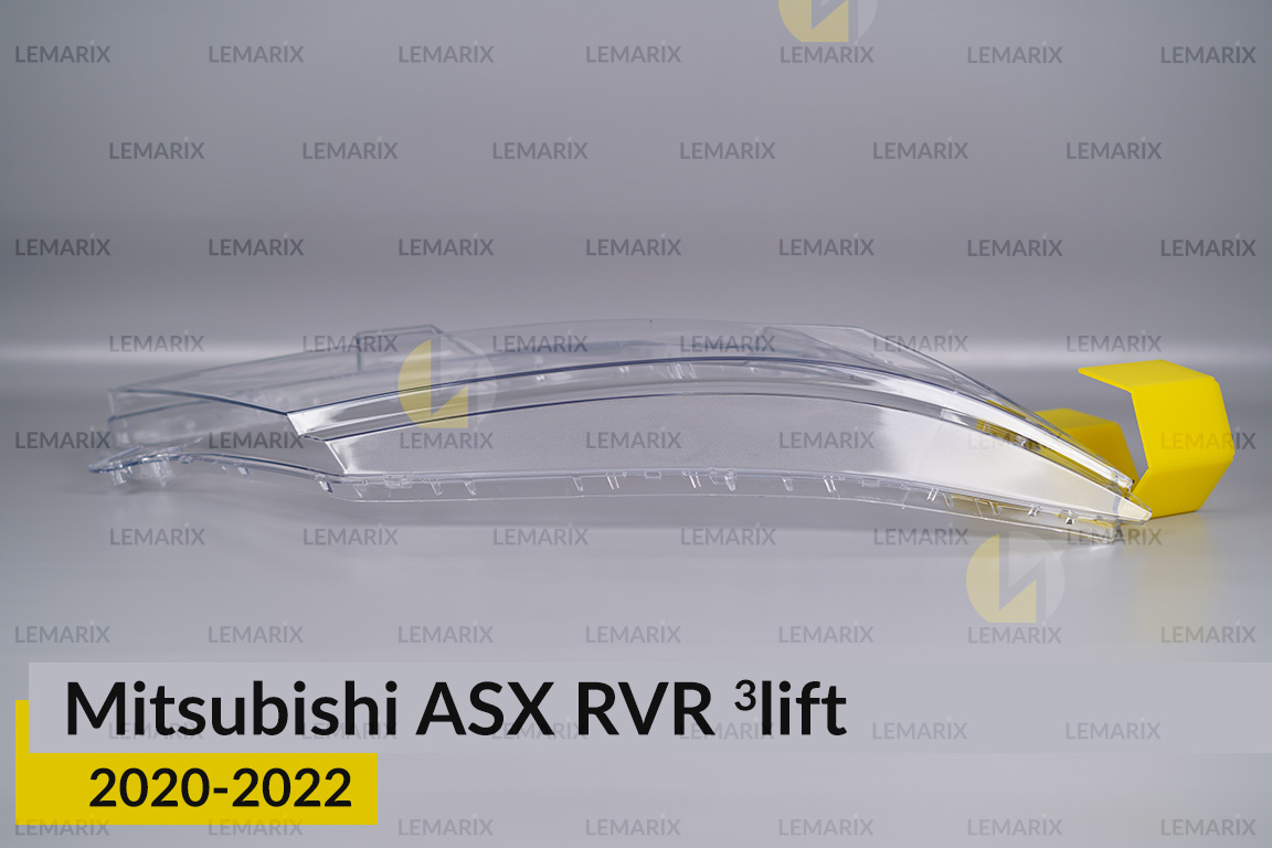 Скло фари Mitsubishi ASX RVR (2020-2022) 3 рест праве