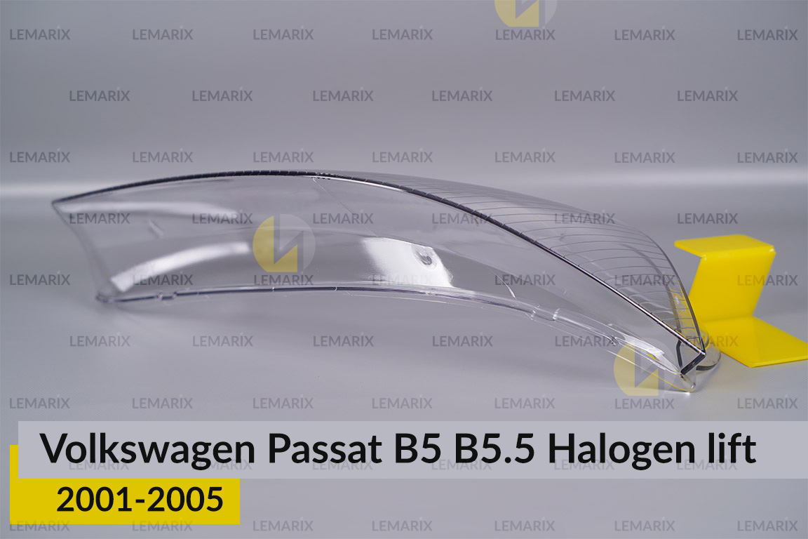 Стекло фары VW Volkswagen Passat B5 B5.5 Halogen (2001-2005) рест левое