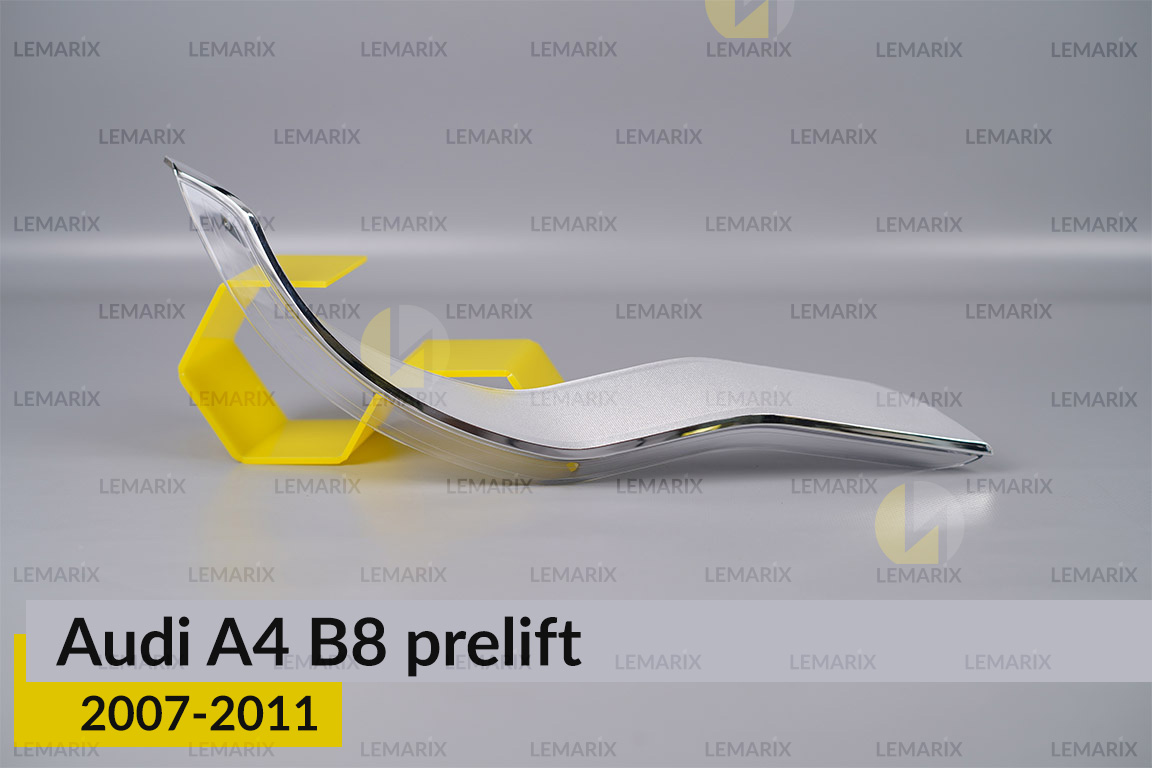 Хромированная декоративная маска средняя Audi A4 B8 (2007-2011) дорест правая