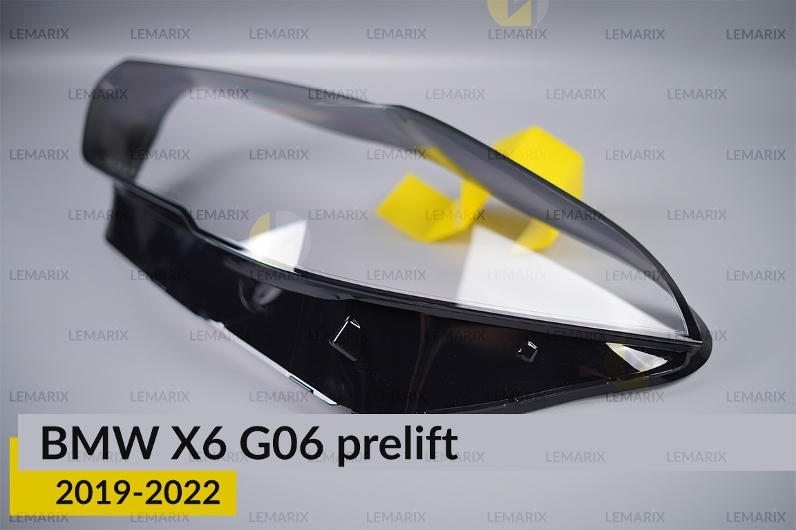 Скло фари BMW X6 G06 (2019-2023) дорест ліве