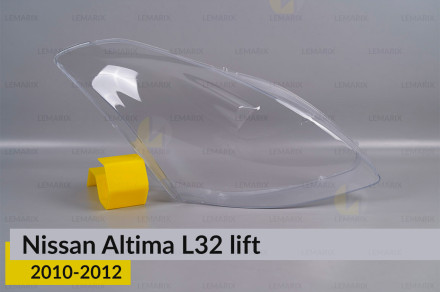 Стекло фары Nissan Altima L32 Sedan (2010-2012) рест правое