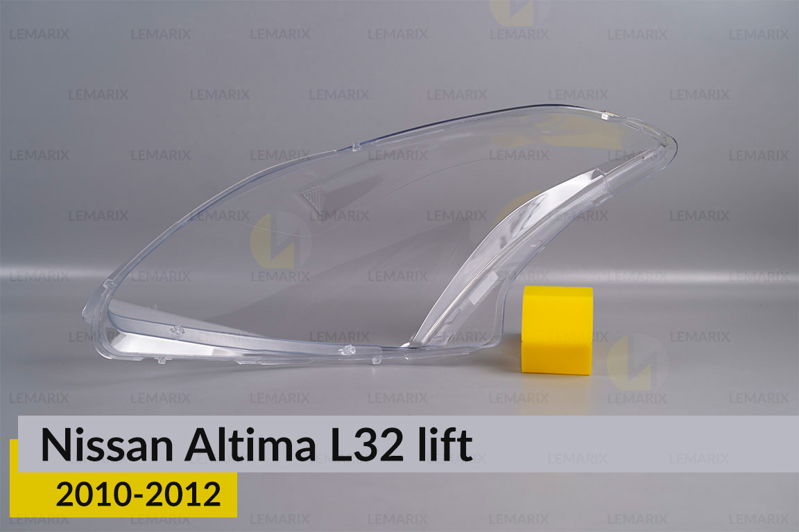 Стекло фары Nissan Altima L32 Sedan (2010-2012) рест правое