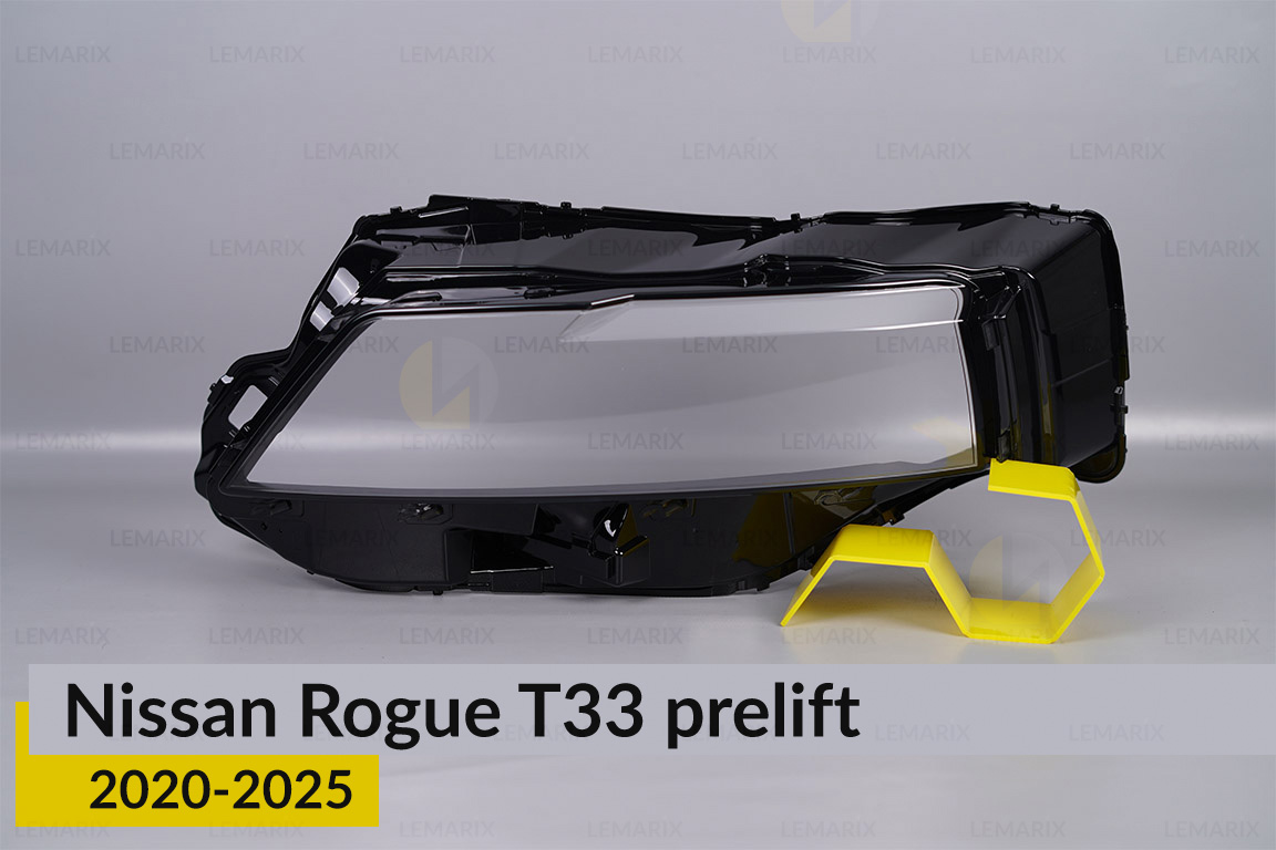 Скло фари Nissan Rogue T33 (2020-2026) дорест ліве