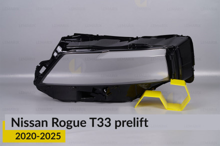 Скло фари Nissan Rogue T33 (2020-2026) дорест ліве