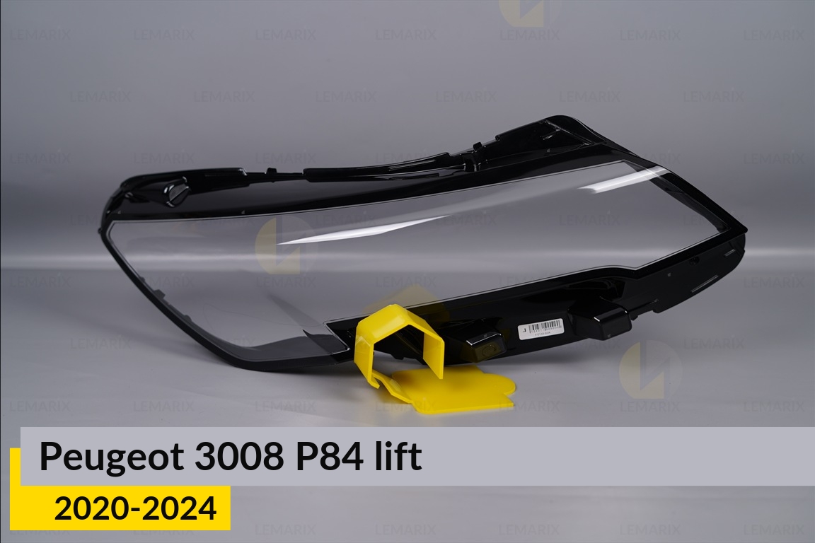 Стекло фары Peugeot 3008 P84 (2020-2024) рест правое
