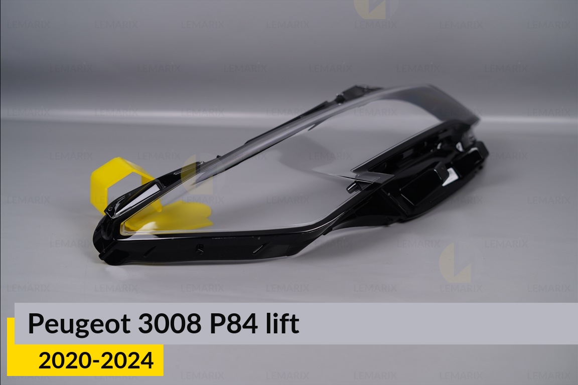 Стекло фары Peugeot 3008 P84 (2020-2024) рест правое