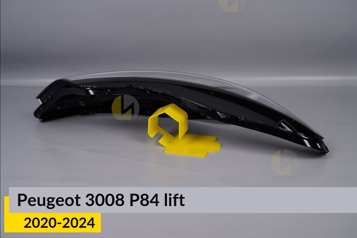 Стекло фары Peugeot 3008 P84 (2020-2024) рест правое
