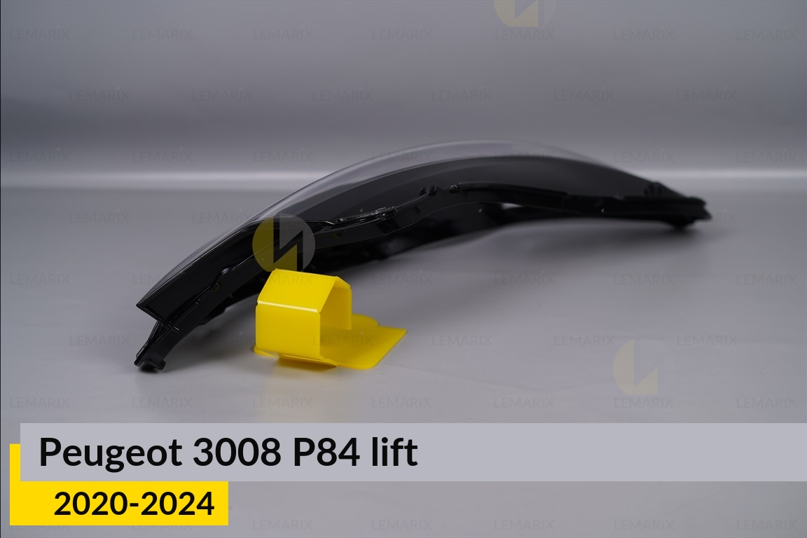 Стекло фары Peugeot 3008 P84 (2020-2024) рест правое