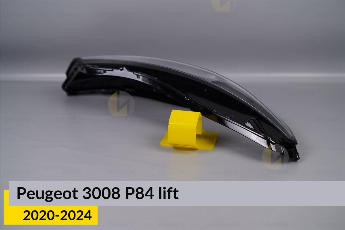 Стекло фары Peugeot 3008 P84 (2020-2024) рест правое