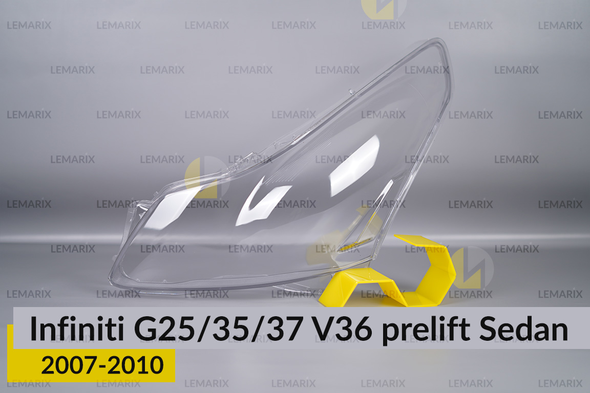 Стекло фары Infiniti G25/35/37 V36 Sedan (2007-2010) дорест левое
