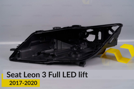 Корпус фари Seat Leon 3 Full LED (2017-2020) рест лівий