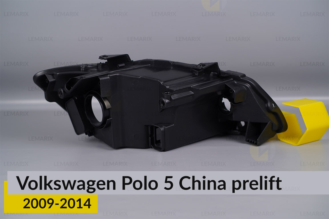 Корпус фари VW Volkswagen Polo 5 China (2009-2017) дорест лівий