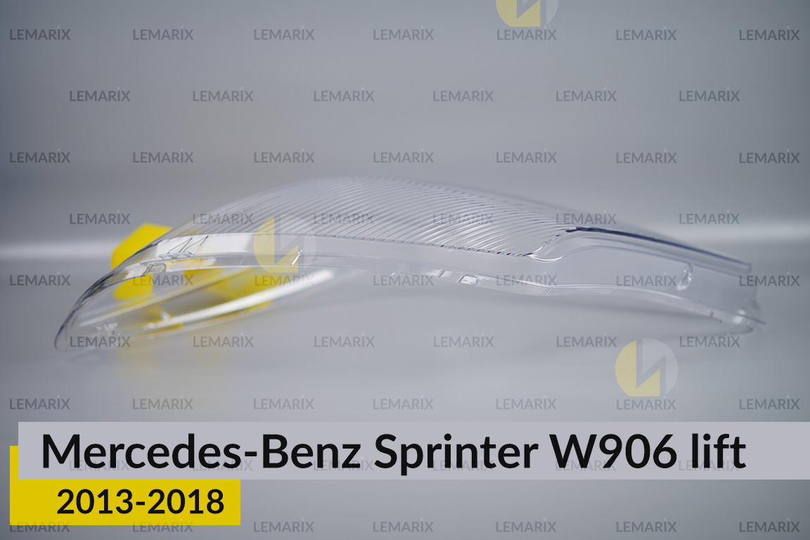 Скло фари Mercedes-Benz Sprinter W906 (2013-2018) рест ліве