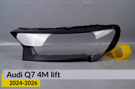 Скло фари Audi Q7 4M (2024-2026) 2 рест ліве
