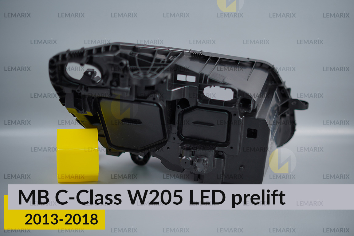 Корпус фары Mercedes-Benz C-Class W205 LED (2013-2018) дорест левый