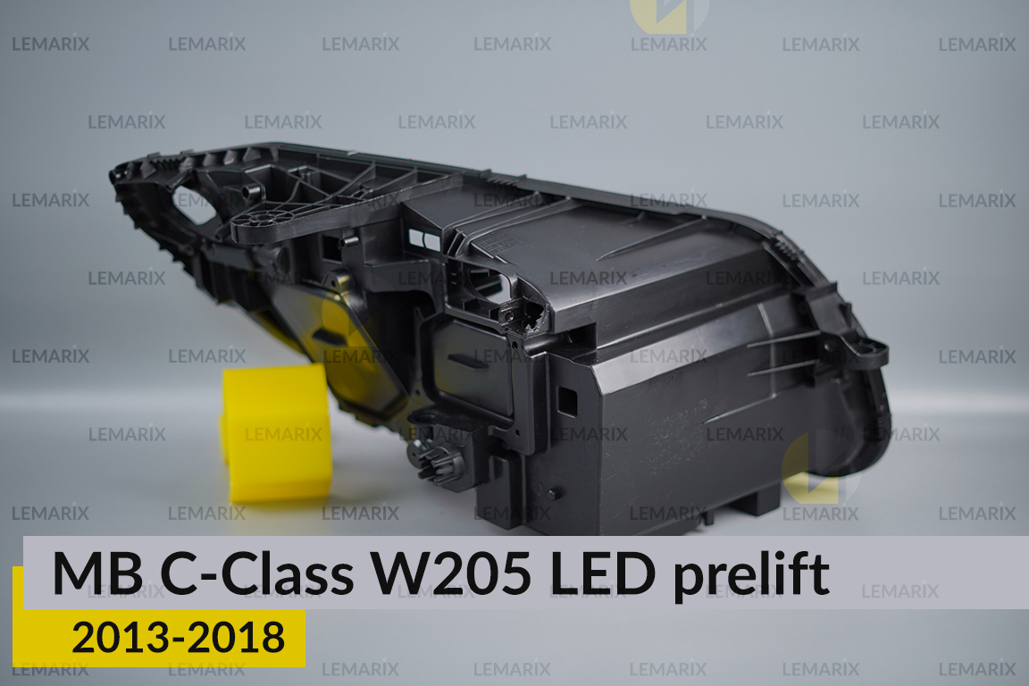 Корпус фары Mercedes-Benz C-Class W205 LED (2013-2018) дорест левый