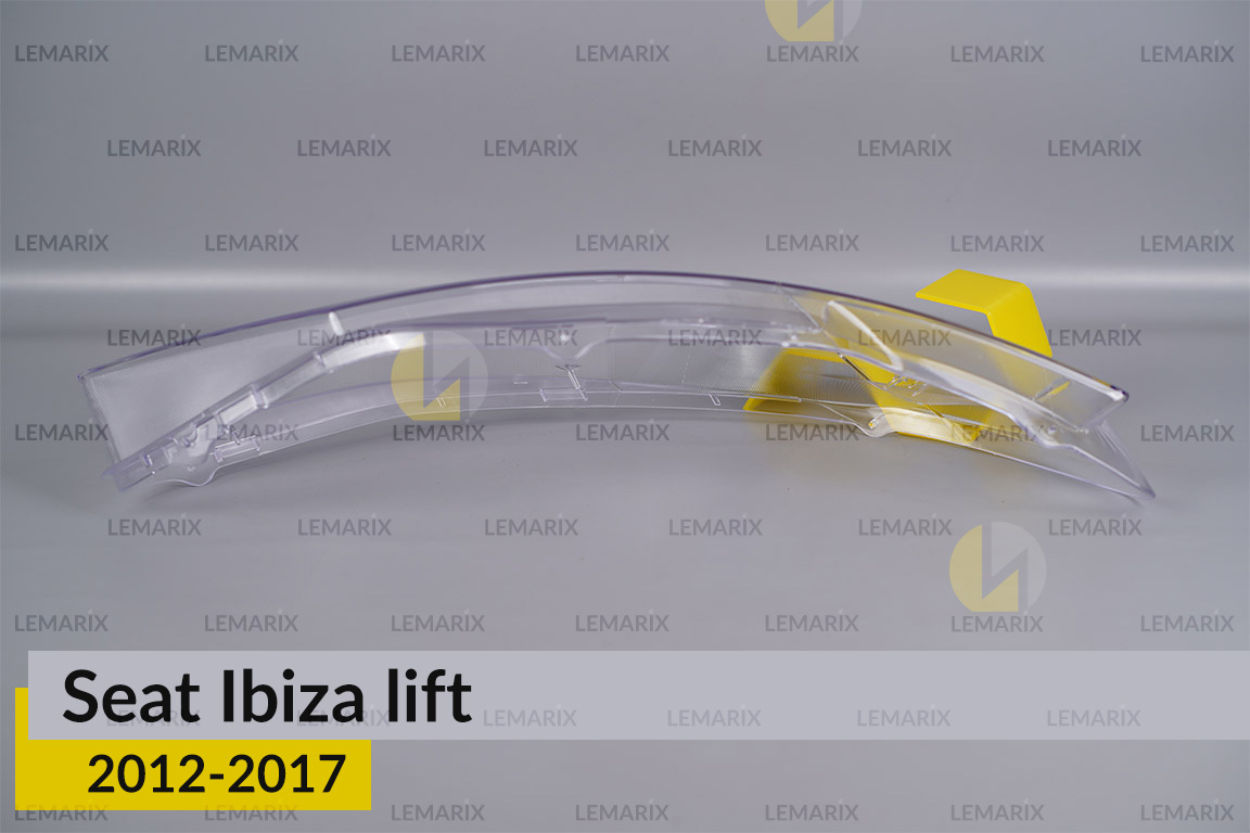 Скло фари Seat Ibiza (2012-2017) рест праве