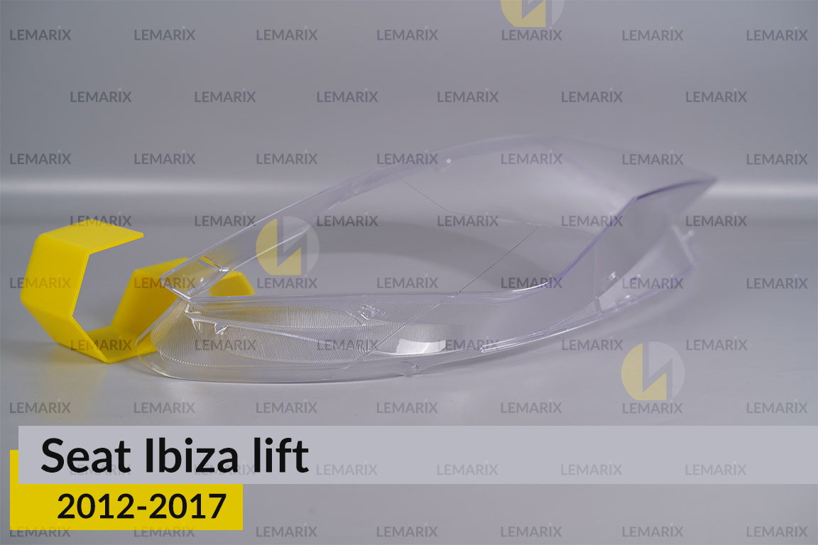 Скло фари Seat Ibiza (2012-2017) рест праве
