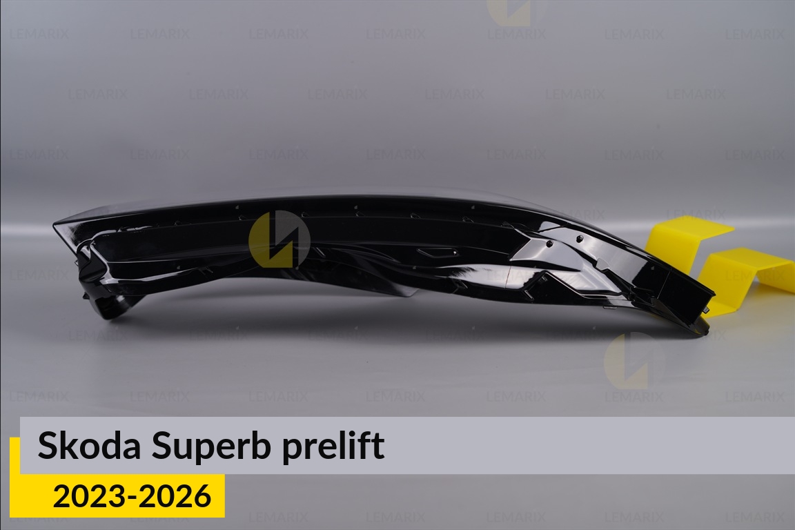 Стекло фары Skoda Superb (2023-2026) дорест правое