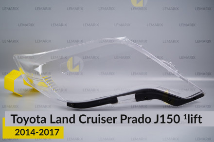 Скло фари Toyota Land Cruiser Prado J150 (2014-2017) 1 рест праве