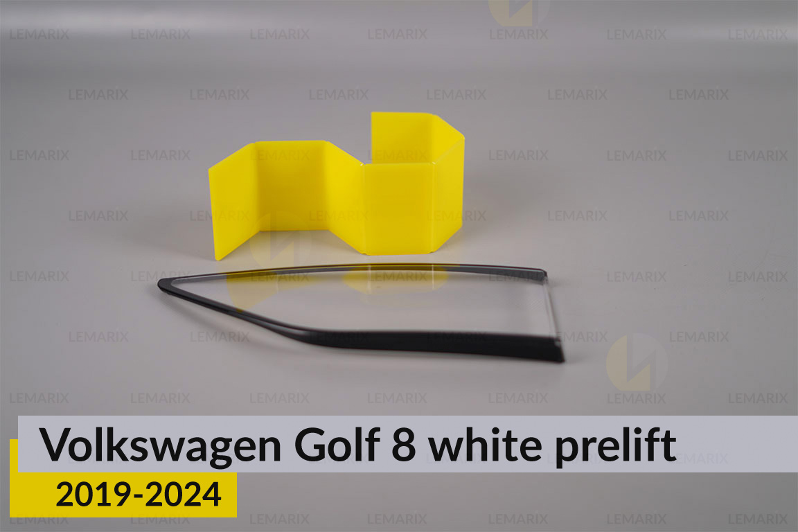 Скло заднього ліхтаря внутрішнє в кришці багажника VW Volkswagen Golf 8 white (2019-2024) дорест праве
