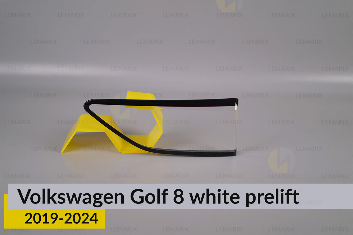 Скло заднього ліхтаря внутрішнє в кришці багажника VW Volkswagen Golf 8 white (2019-2024) дорест праве