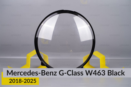 Скло фари Mercedes-Benz G-Class W463 Black (2018-2025) праве
