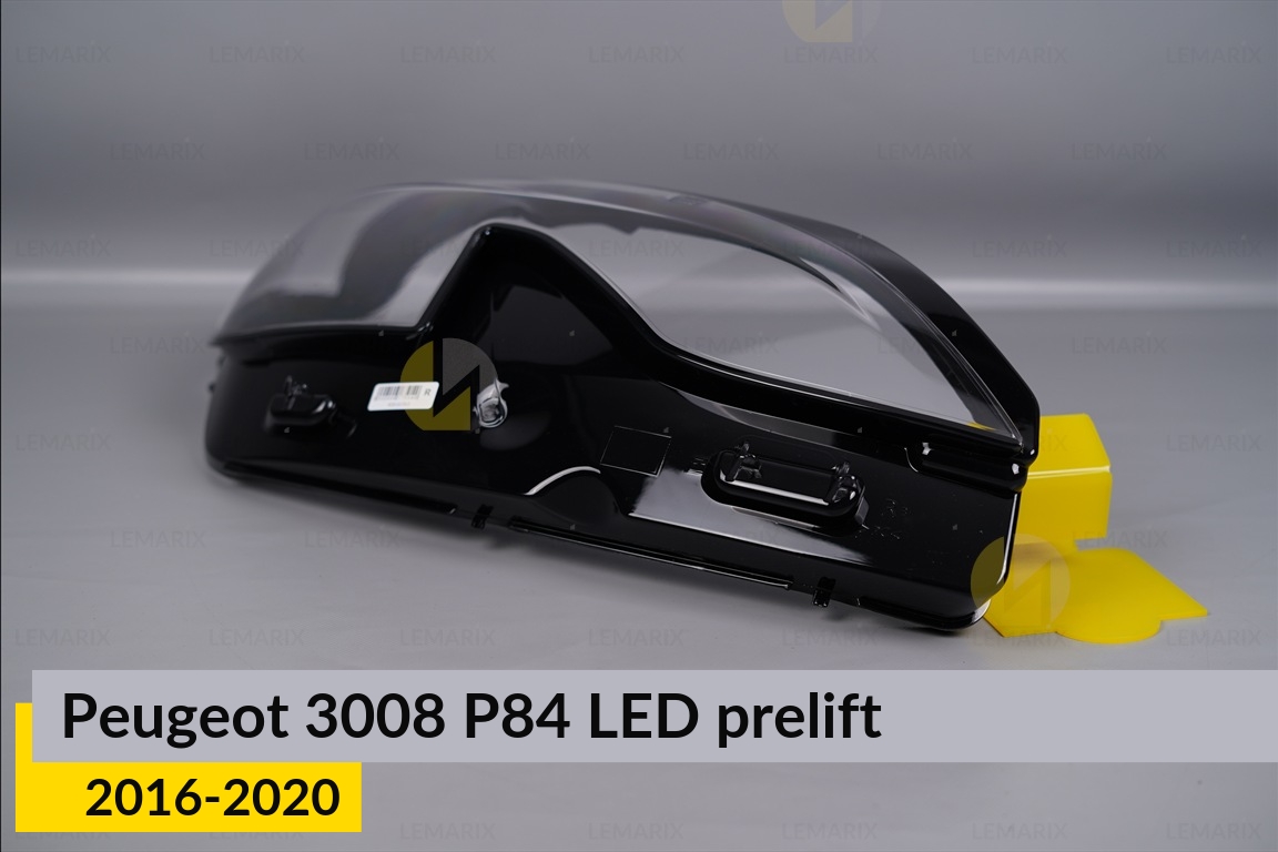 Стекло фары Peugeot 3008 P84 LED (2016-2020) дорест правое