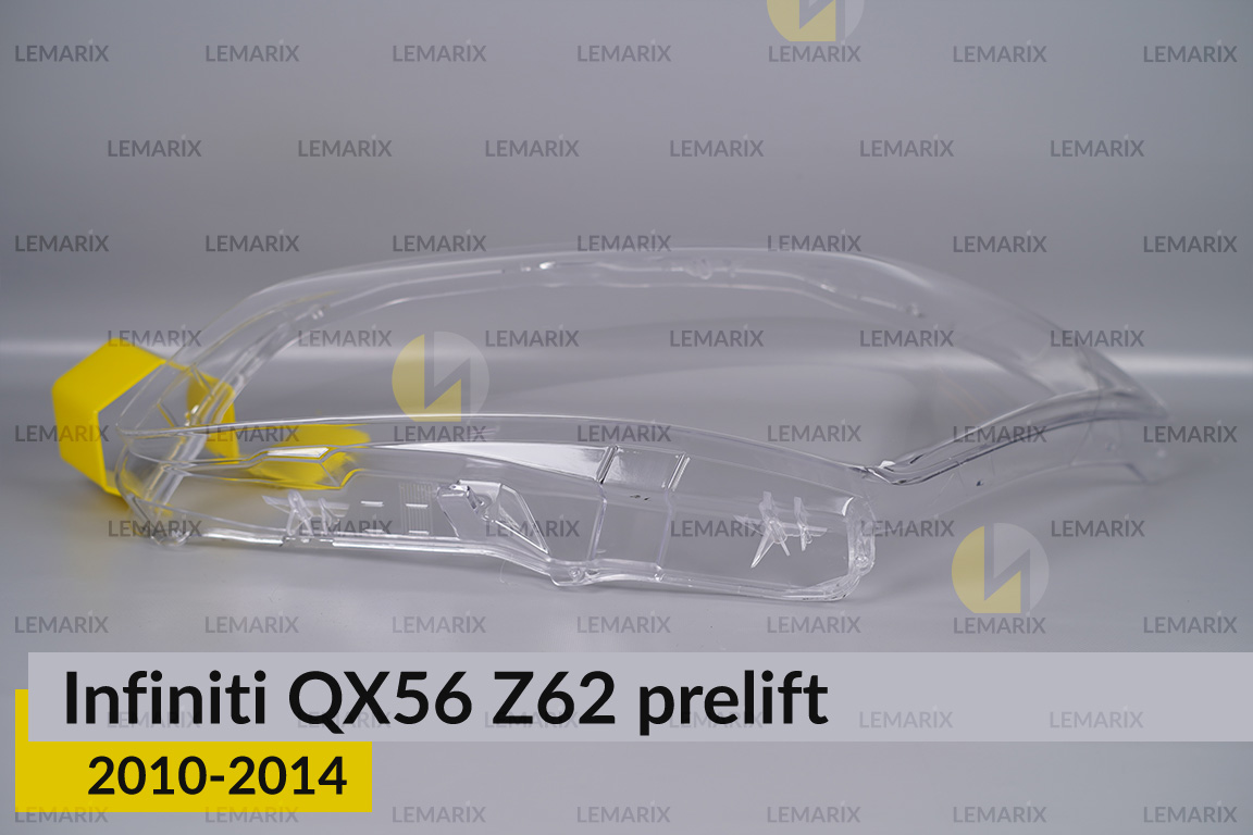 Скло фари Infiniti QX56 Z62 (2010-2014) дорест ліве