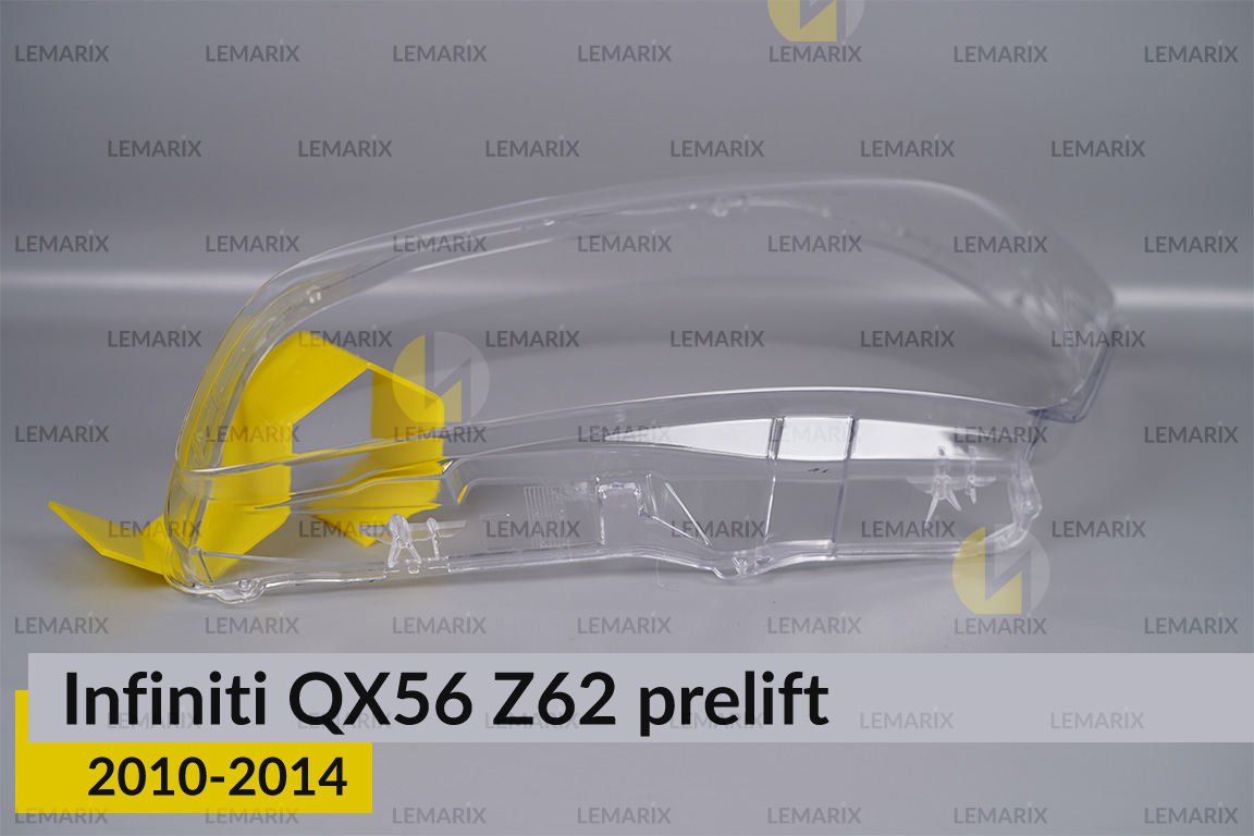 Скло фари Infiniti QX56 Z62 (2010-2014) дорест ліве
