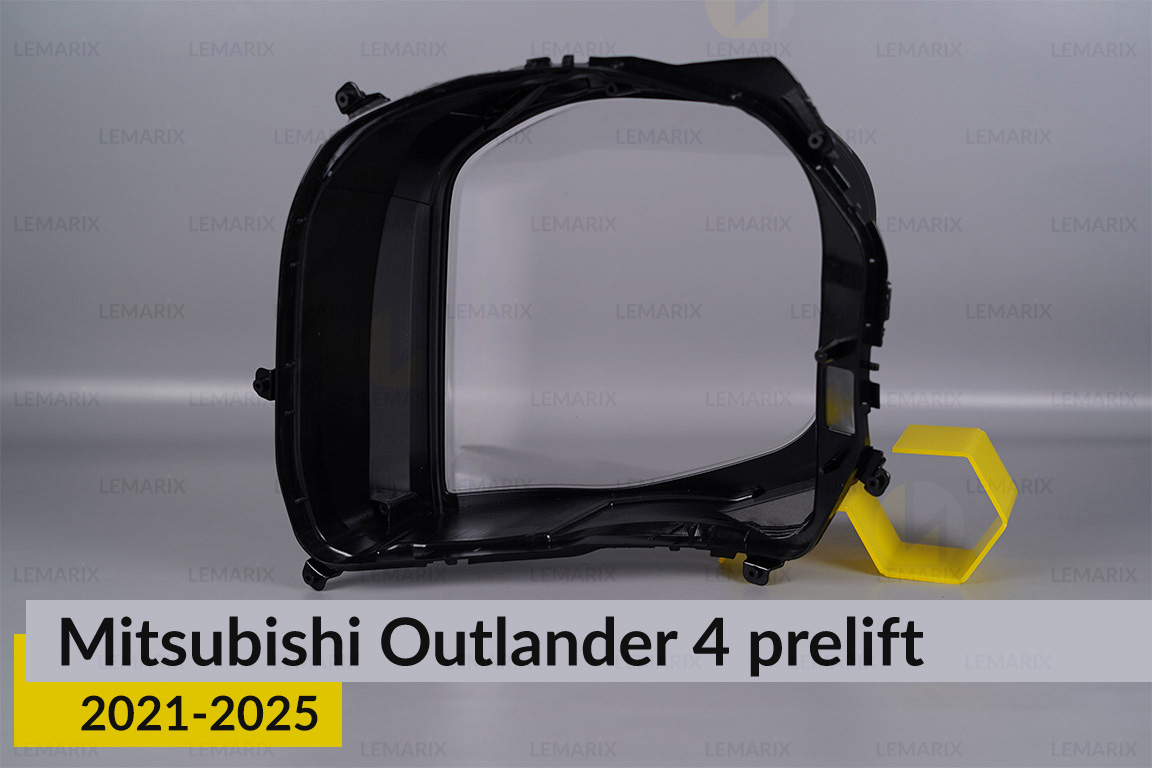 Скло фари Mitsubishi Outlander 4 (2021-2026) дорест ліве