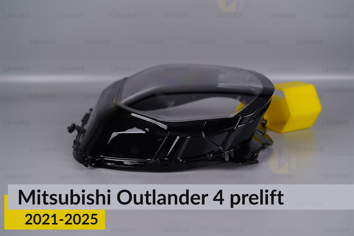 Скло фари Mitsubishi Outlander 4 (2021-2026) дорест ліве