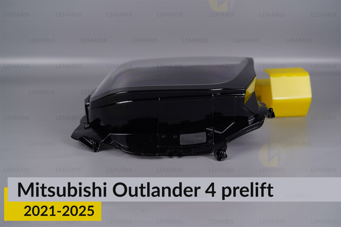 Скло фари Mitsubishi Outlander 4 (2021-2026) дорест ліве