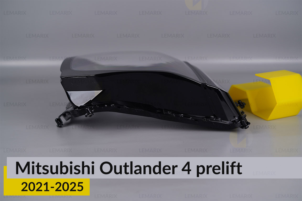 Скло фари Mitsubishi Outlander 4 (2021-2026) дорест ліве