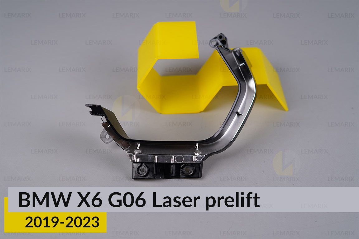 Декоративная маска под световод линзы большая BMW X6 G06 Laser (2019-2023) дорест левая