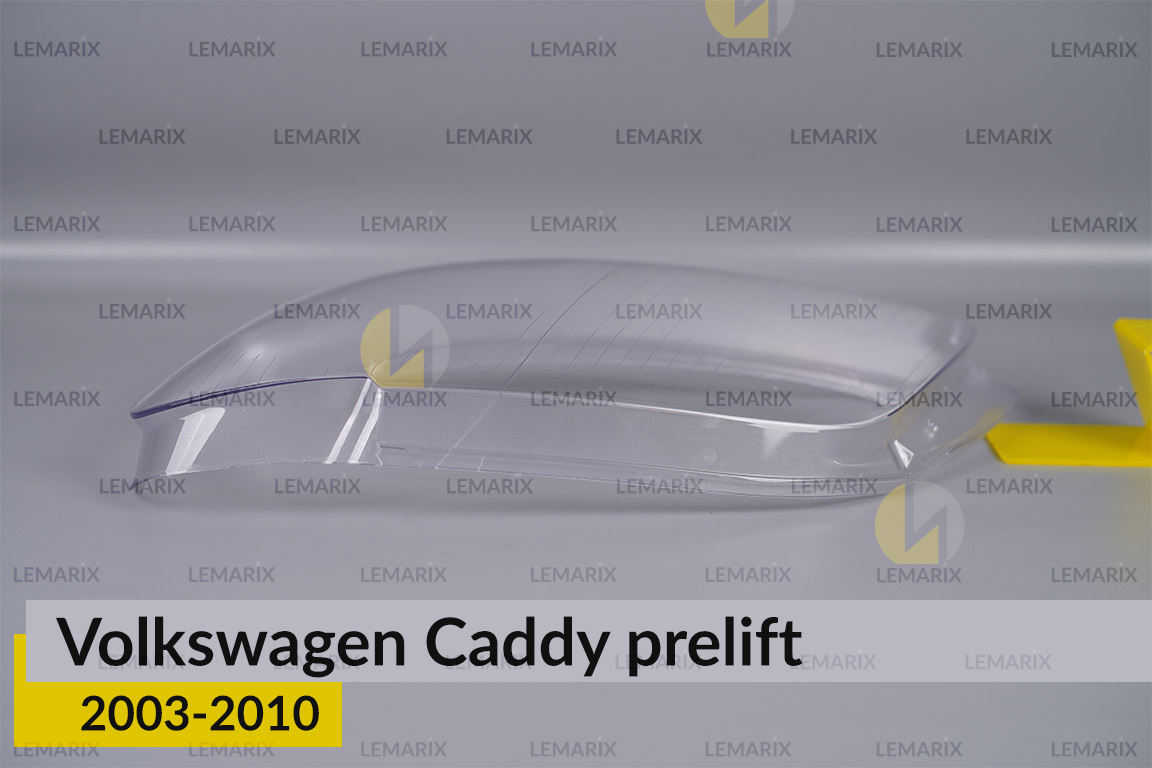 Стекло фары VW Volkswagen Caddy (2003-2010) дорест левое