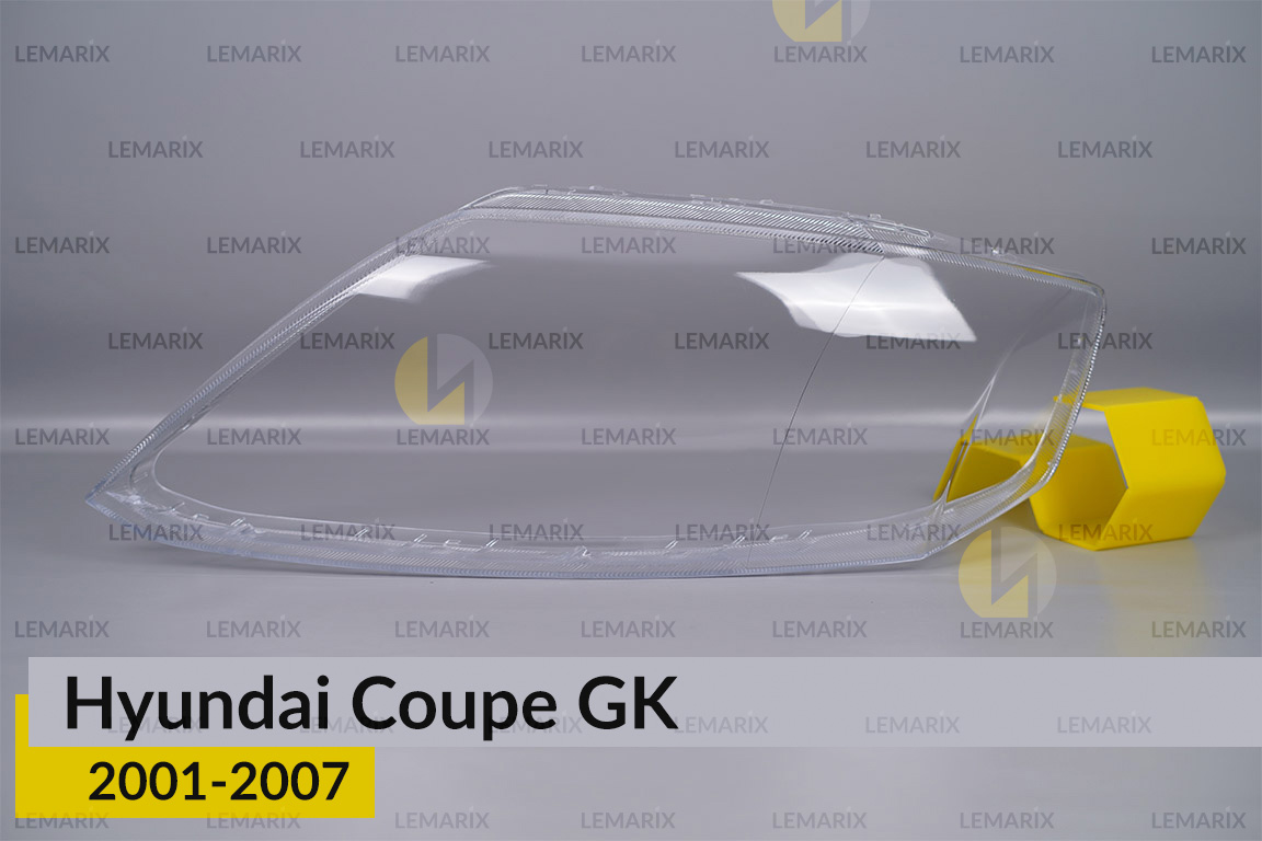 Скло фари Hyundai Coupe GK (2001-2007) ліве