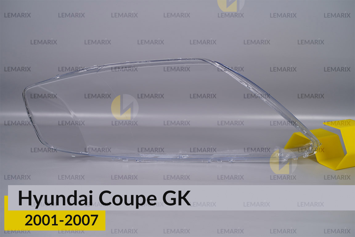 Скло фари Hyundai Coupe GK (2001-2007) ліве