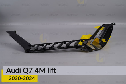 Декоративна маска нижня Audi Q7 4M (2020-2024) рест ліва