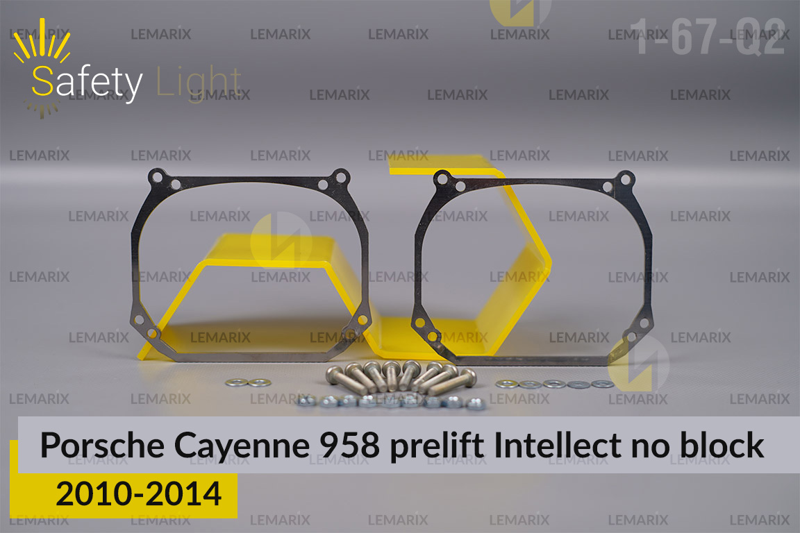 Переходная рамка для Porsche Cayenne 958 Intellect no block (2010-2014) дорест