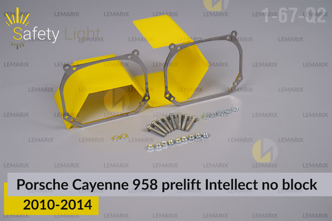 Переходная рамка для Porsche Cayenne 958 Intellect no block (2010-2014) дорест