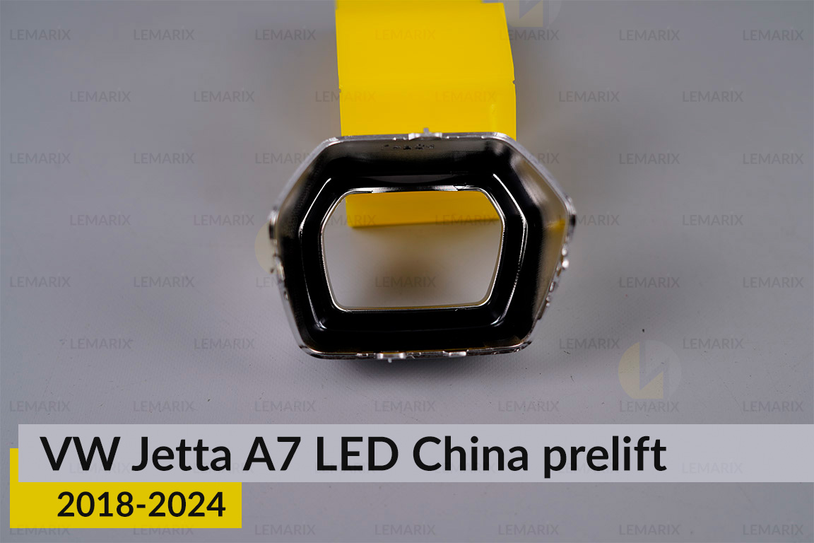 Хромированная маска линзы наружная VW Volkswagen Jetta A7 LED China (2018-2024) дорест правая