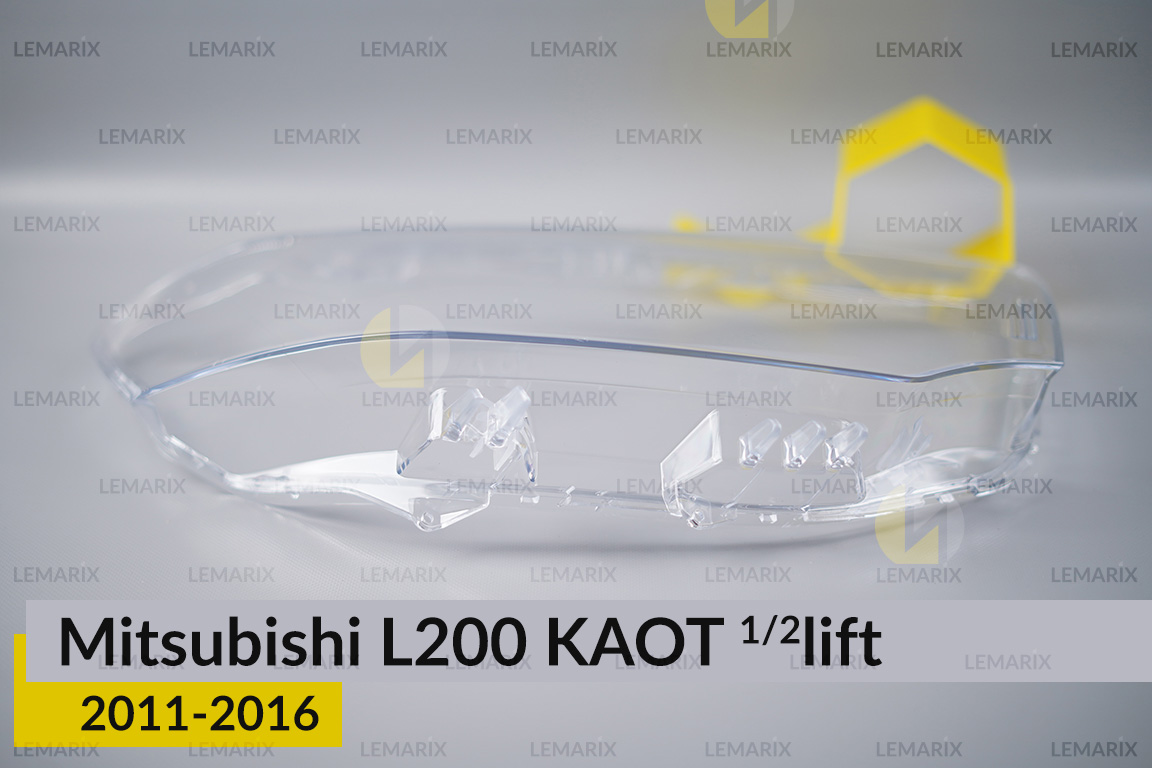 Стекло фары Mitsubishi L200 KAOT (2011-2016) 1/2 рест правое