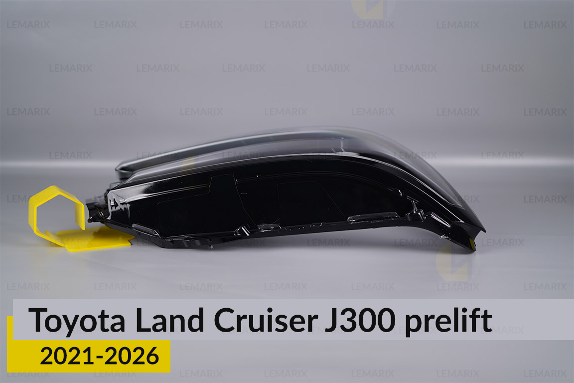 Скло фари Toyota Land Cruiser J300 (2021-2026) дорест праве